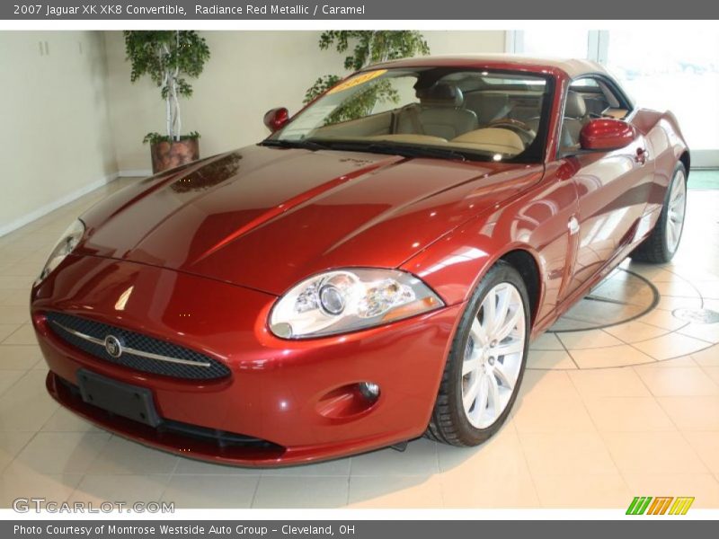 Radiance Red Metallic / Caramel 2007 Jaguar XK XK8 Convertible