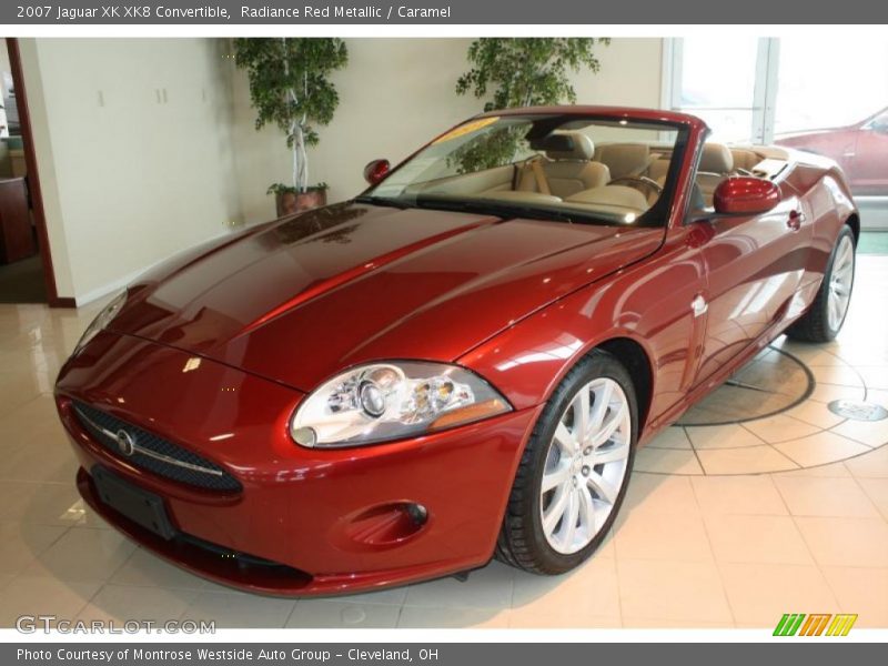 Radiance Red Metallic / Caramel 2007 Jaguar XK XK8 Convertible