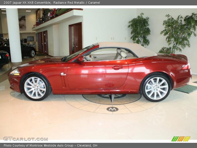 Radiance Red Metallic / Caramel 2007 Jaguar XK XK8 Convertible