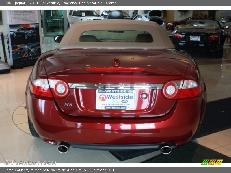 Radiance Red Metallic / Caramel 2007 Jaguar XK XK8 Convertible