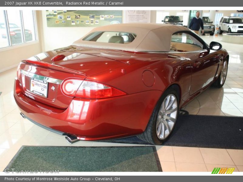 Radiance Red Metallic / Caramel 2007 Jaguar XK XK8 Convertible