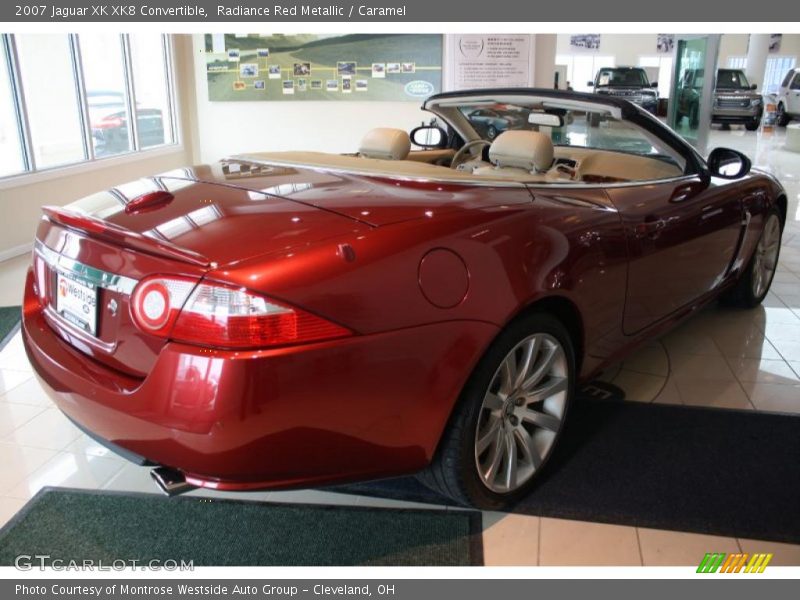 Radiance Red Metallic / Caramel 2007 Jaguar XK XK8 Convertible