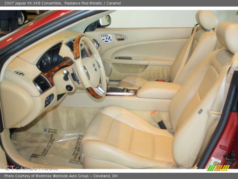 Radiance Red Metallic / Caramel 2007 Jaguar XK XK8 Convertible