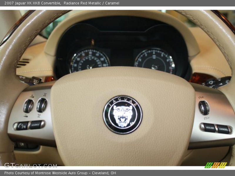 Radiance Red Metallic / Caramel 2007 Jaguar XK XK8 Convertible
