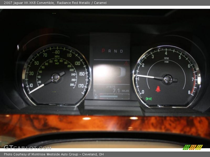 Radiance Red Metallic / Caramel 2007 Jaguar XK XK8 Convertible