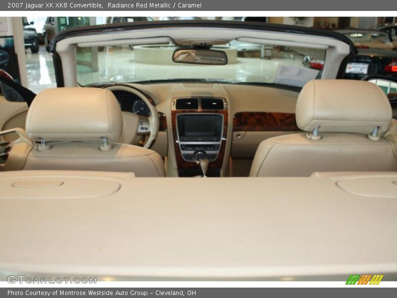 Radiance Red Metallic / Caramel 2007 Jaguar XK XK8 Convertible