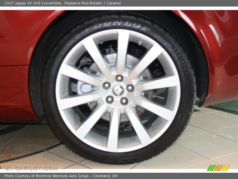 Radiance Red Metallic / Caramel 2007 Jaguar XK XK8 Convertible