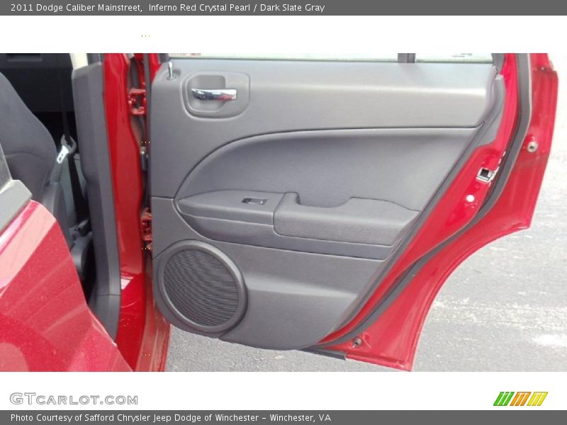 Inferno Red Crystal Pearl / Dark Slate Gray 2011 Dodge Caliber Mainstreet