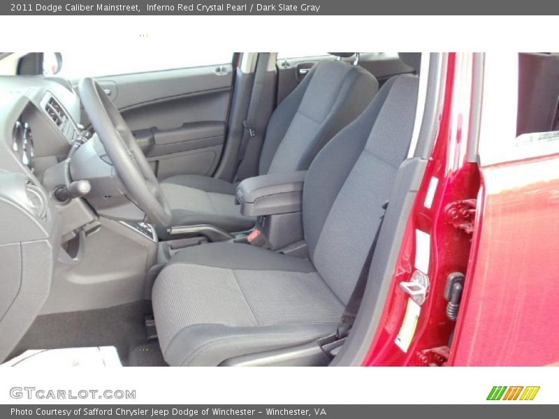 Inferno Red Crystal Pearl / Dark Slate Gray 2011 Dodge Caliber Mainstreet