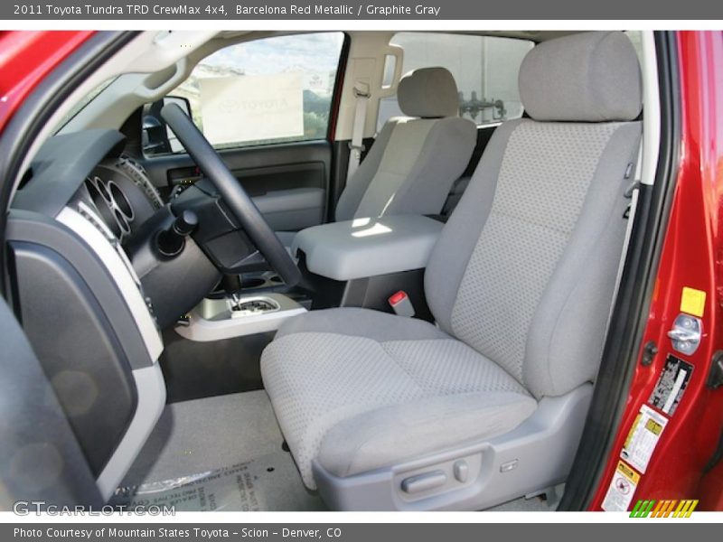 Barcelona Red Metallic / Graphite Gray 2011 Toyota Tundra TRD CrewMax 4x4