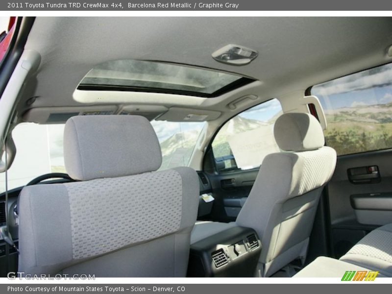 Barcelona Red Metallic / Graphite Gray 2011 Toyota Tundra TRD CrewMax 4x4
