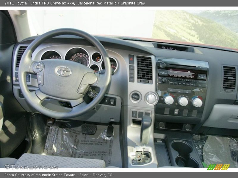 Barcelona Red Metallic / Graphite Gray 2011 Toyota Tundra TRD CrewMax 4x4