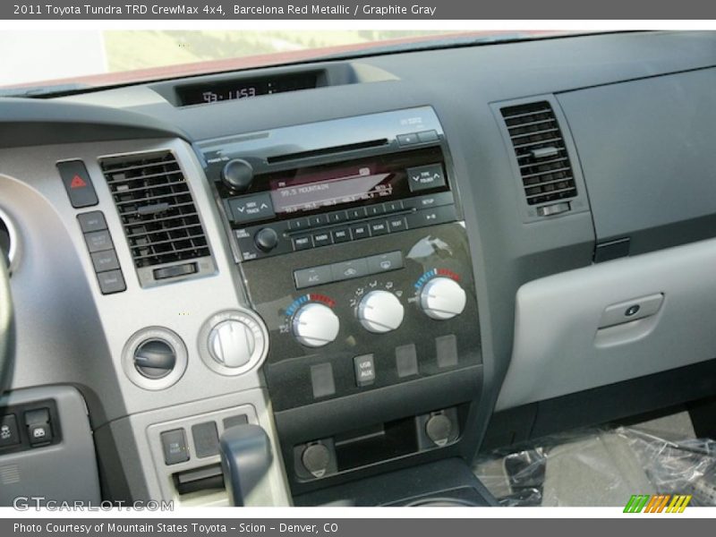 Barcelona Red Metallic / Graphite Gray 2011 Toyota Tundra TRD CrewMax 4x4