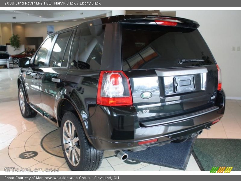 Narvik Black / Ebony Black 2008 Land Rover LR2 HSE