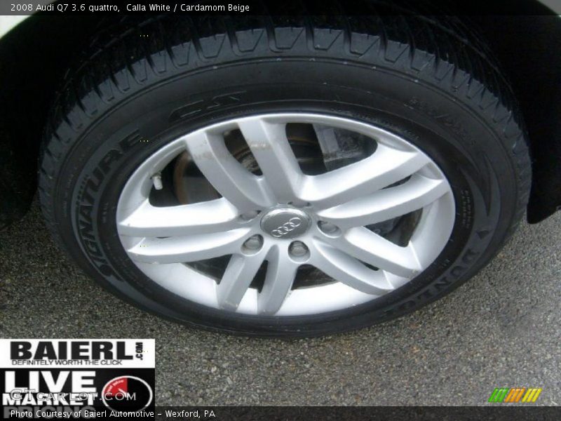 Calla White / Cardamom Beige 2008 Audi Q7 3.6 quattro