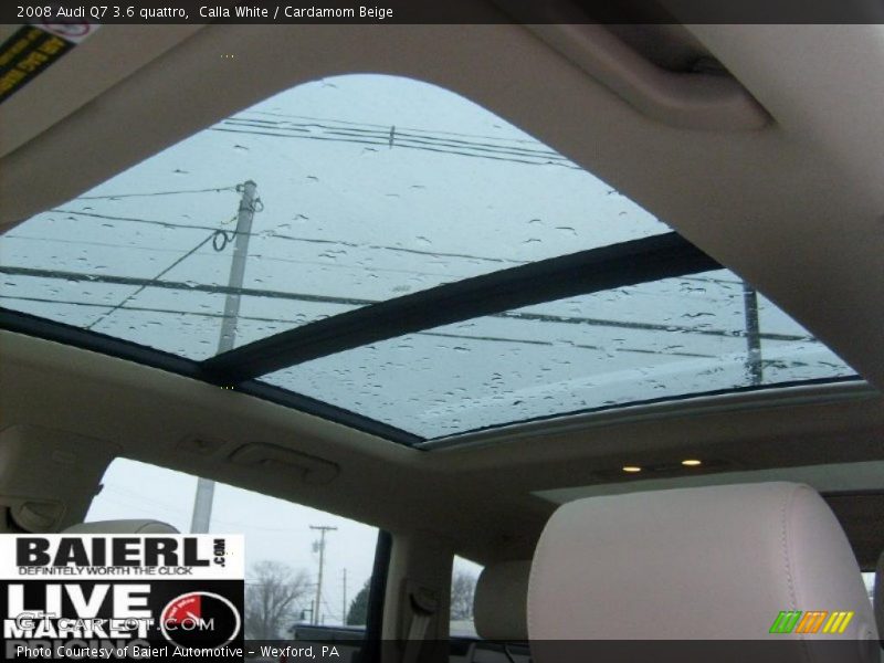 Calla White / Cardamom Beige 2008 Audi Q7 3.6 quattro