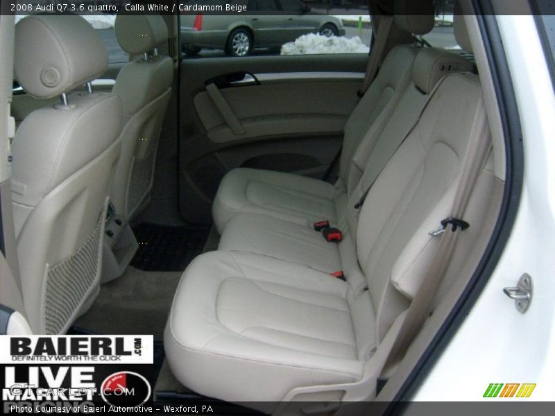 Calla White / Cardamom Beige 2008 Audi Q7 3.6 quattro