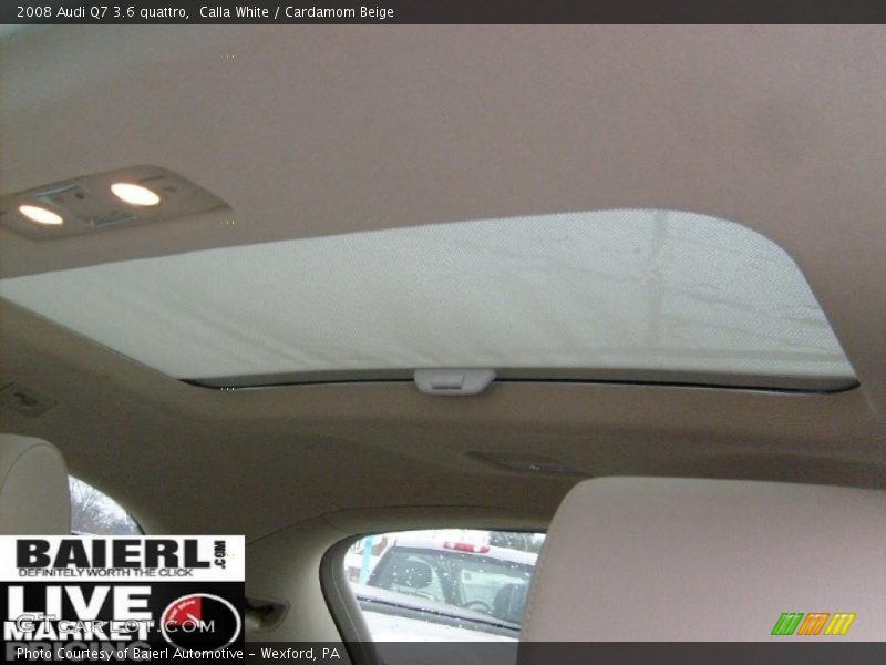 Calla White / Cardamom Beige 2008 Audi Q7 3.6 quattro