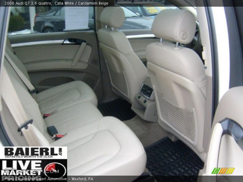Calla White / Cardamom Beige 2008 Audi Q7 3.6 quattro