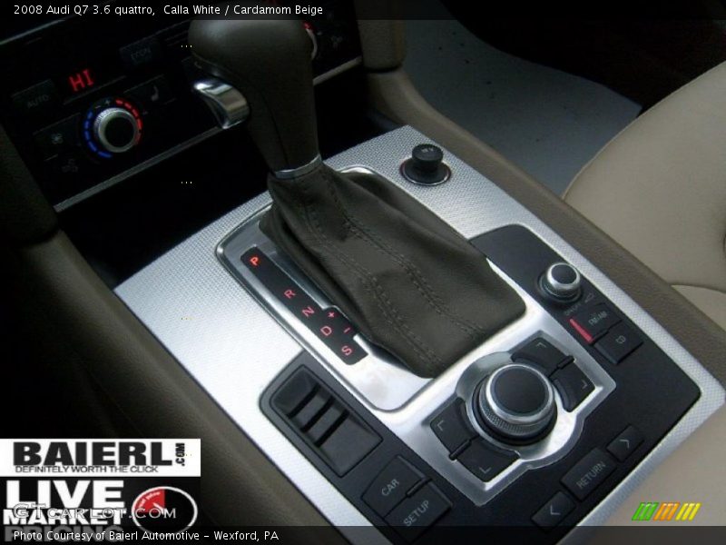 Calla White / Cardamom Beige 2008 Audi Q7 3.6 quattro
