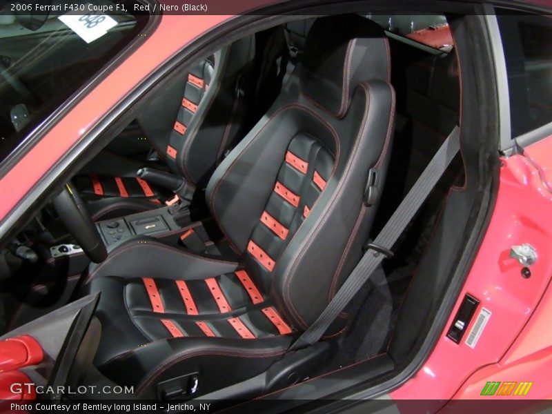 Red / Nero (Black) 2006 Ferrari F430 Coupe F1