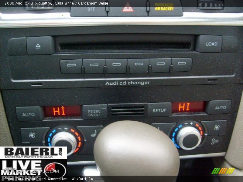 Calla White / Cardamom Beige 2008 Audi Q7 3.6 quattro