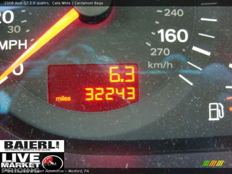 Calla White / Cardamom Beige 2008 Audi Q7 3.6 quattro