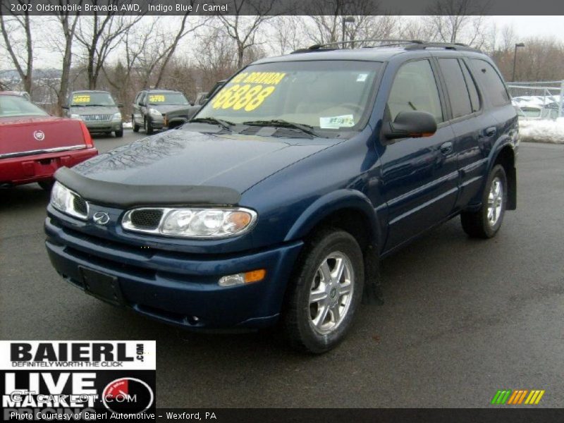 Indigo Blue / Camel 2002 Oldsmobile Bravada AWD