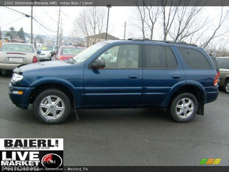 Indigo Blue / Camel 2002 Oldsmobile Bravada AWD
