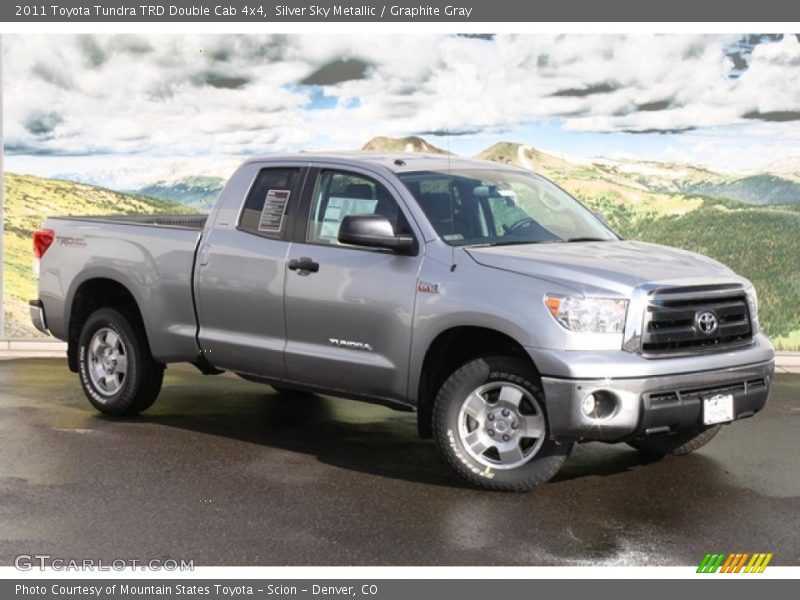Silver Sky Metallic / Graphite Gray 2011 Toyota Tundra TRD Double Cab 4x4