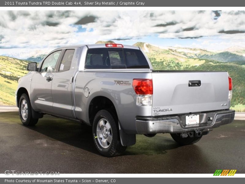 Silver Sky Metallic / Graphite Gray 2011 Toyota Tundra TRD Double Cab 4x4