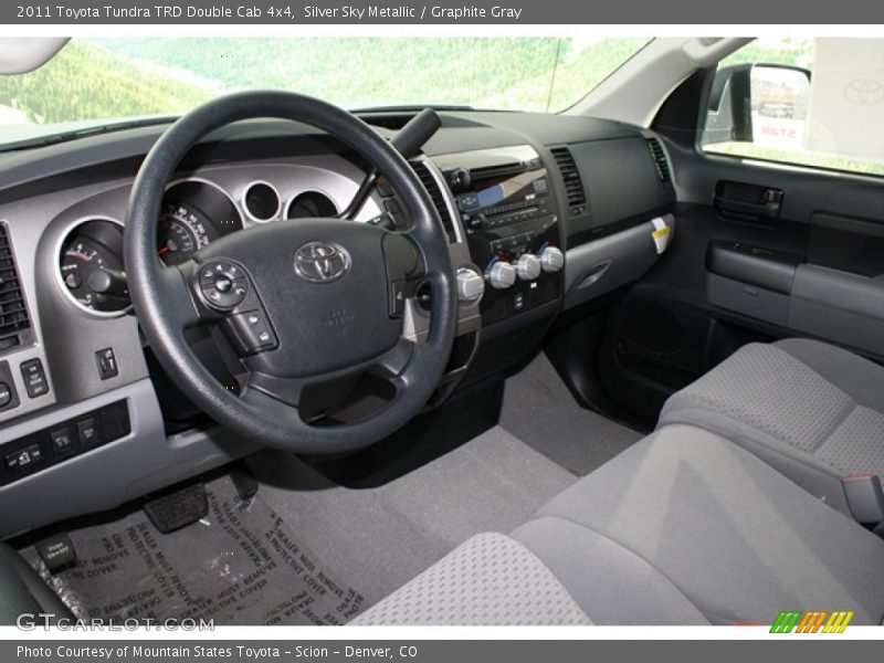  2011 Tundra TRD Double Cab 4x4 Graphite Gray Interior