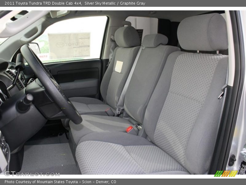 Silver Sky Metallic / Graphite Gray 2011 Toyota Tundra TRD Double Cab 4x4