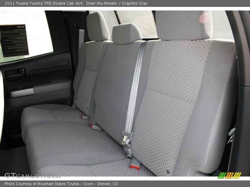  2011 Tundra TRD Double Cab 4x4 Graphite Gray Interior