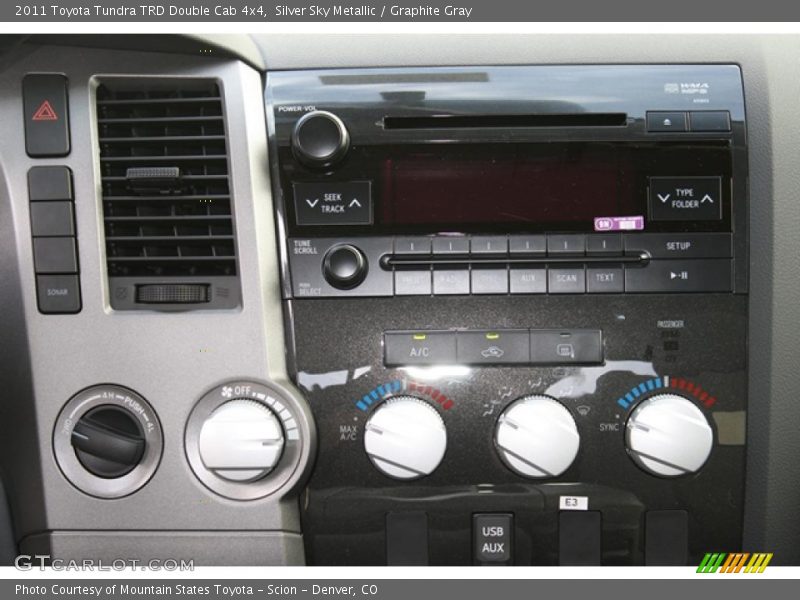 Controls of 2011 Tundra TRD Double Cab 4x4