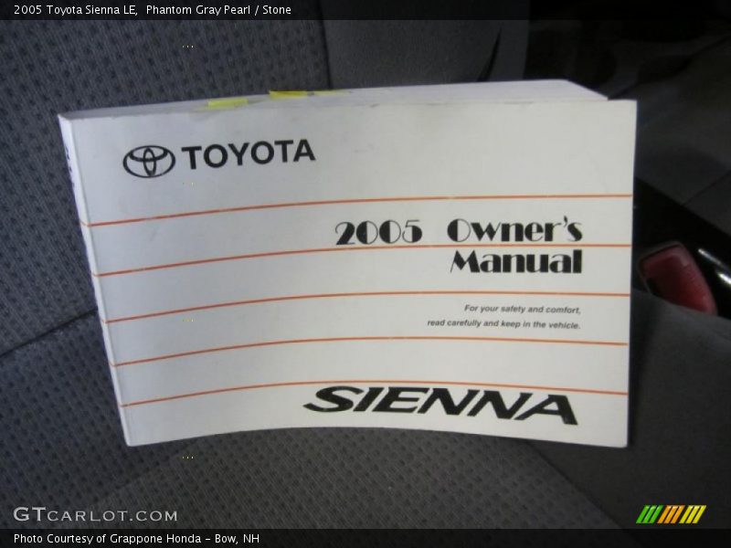 Phantom Gray Pearl / Stone 2005 Toyota Sienna LE