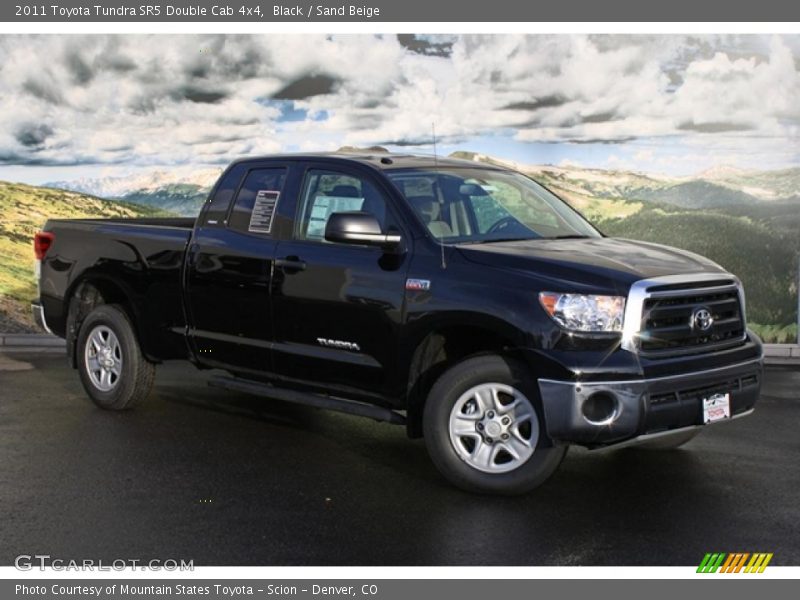Black / Sand Beige 2011 Toyota Tundra SR5 Double Cab 4x4