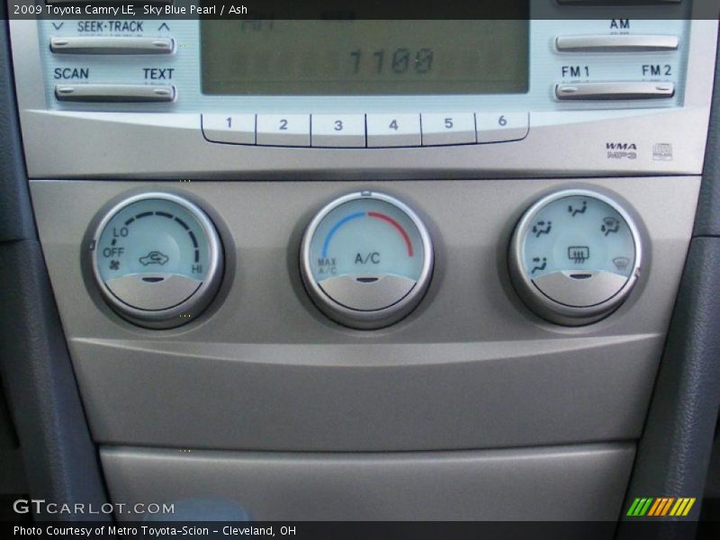 Sky Blue Pearl / Ash 2009 Toyota Camry LE