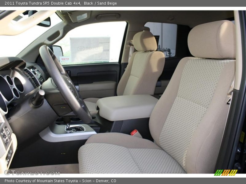 Black / Sand Beige 2011 Toyota Tundra SR5 Double Cab 4x4