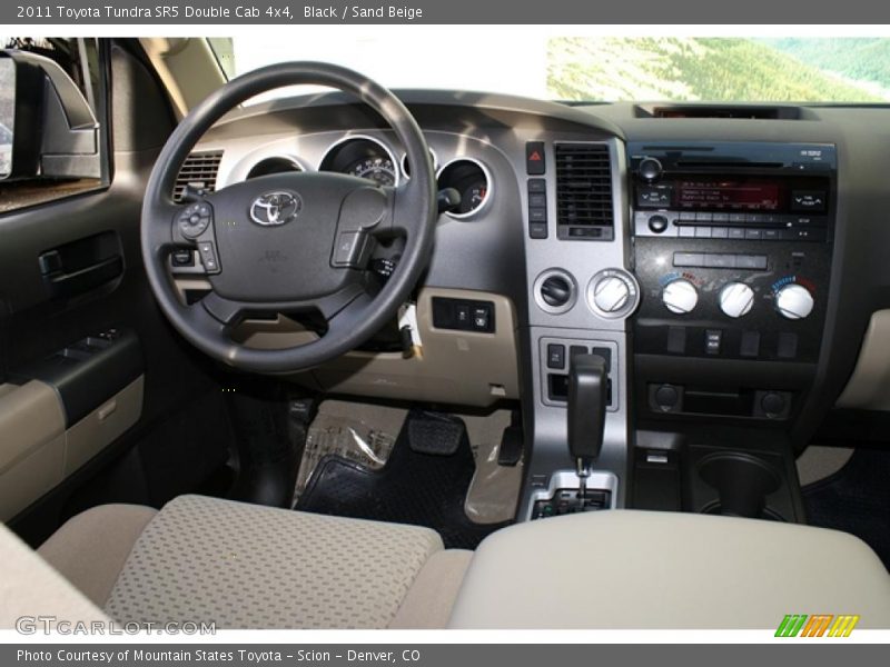 Black / Sand Beige 2011 Toyota Tundra SR5 Double Cab 4x4