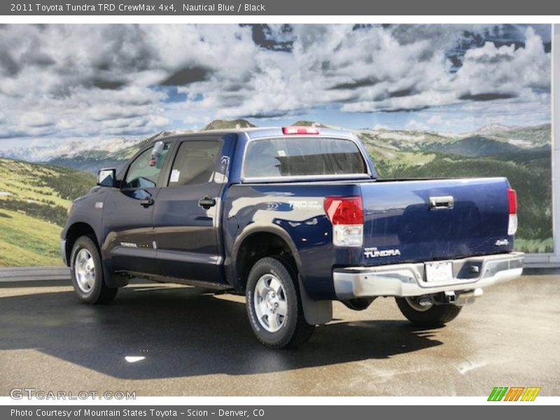 Nautical Blue / Black 2011 Toyota Tundra TRD CrewMax 4x4