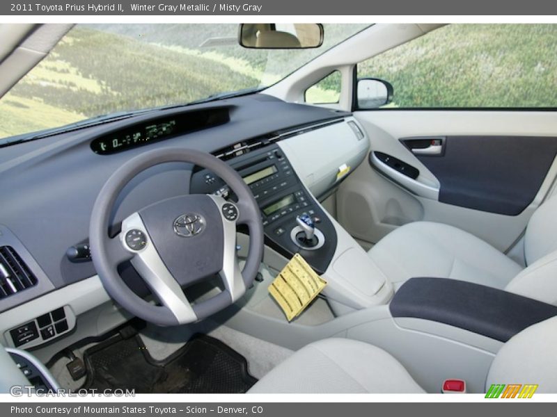 Winter Gray Metallic / Misty Gray 2011 Toyota Prius Hybrid II