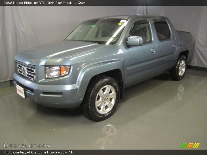 Steel Blue Metallic / Gray 2008 Honda Ridgeline RTL