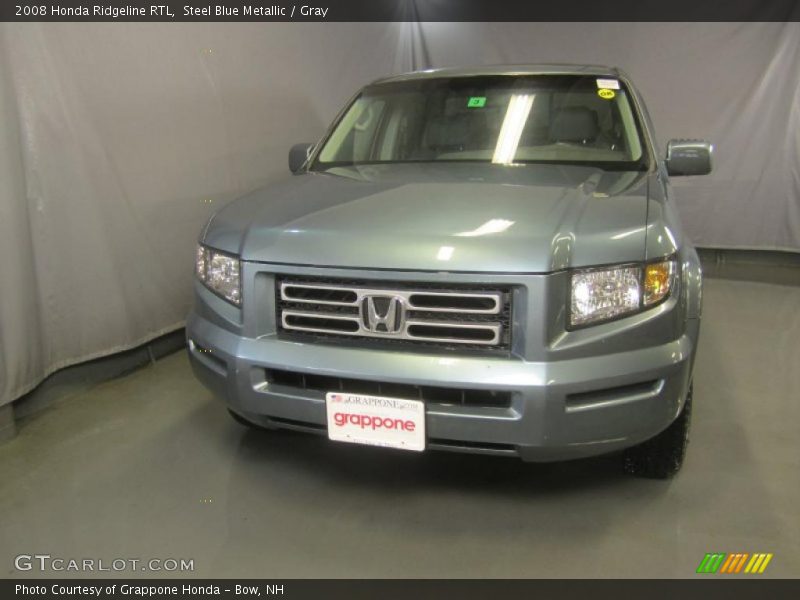 Steel Blue Metallic / Gray 2008 Honda Ridgeline RTL