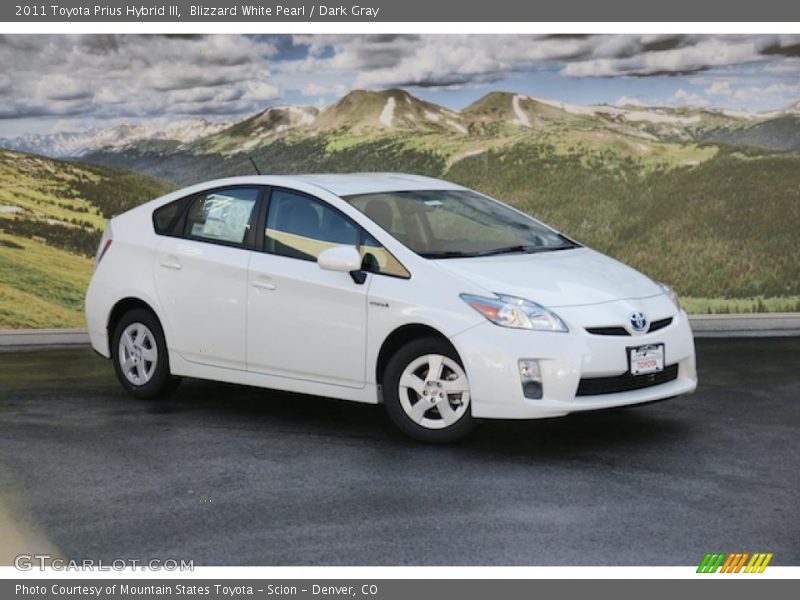  2011 Prius Hybrid III Blizzard White Pearl