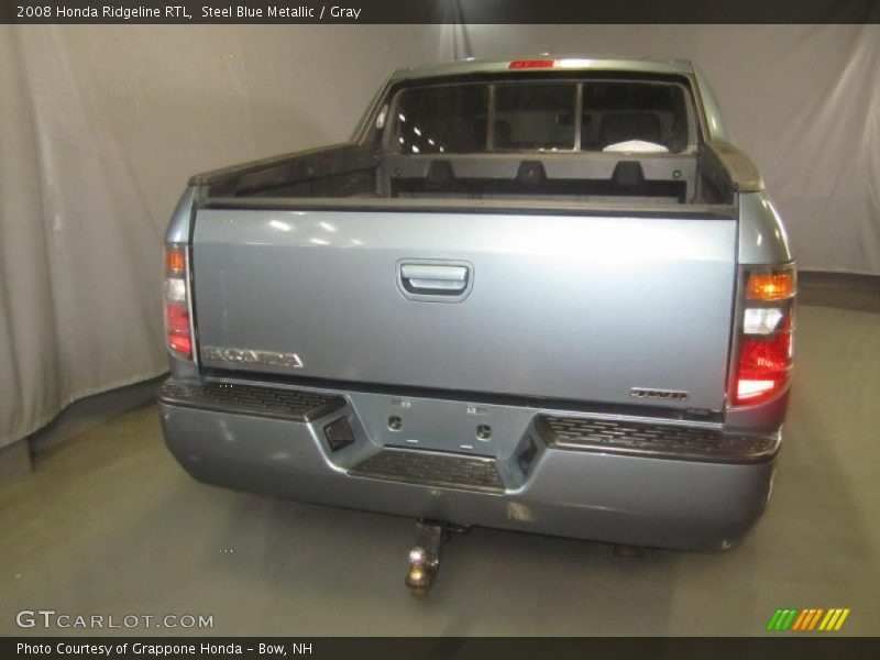 Steel Blue Metallic / Gray 2008 Honda Ridgeline RTL