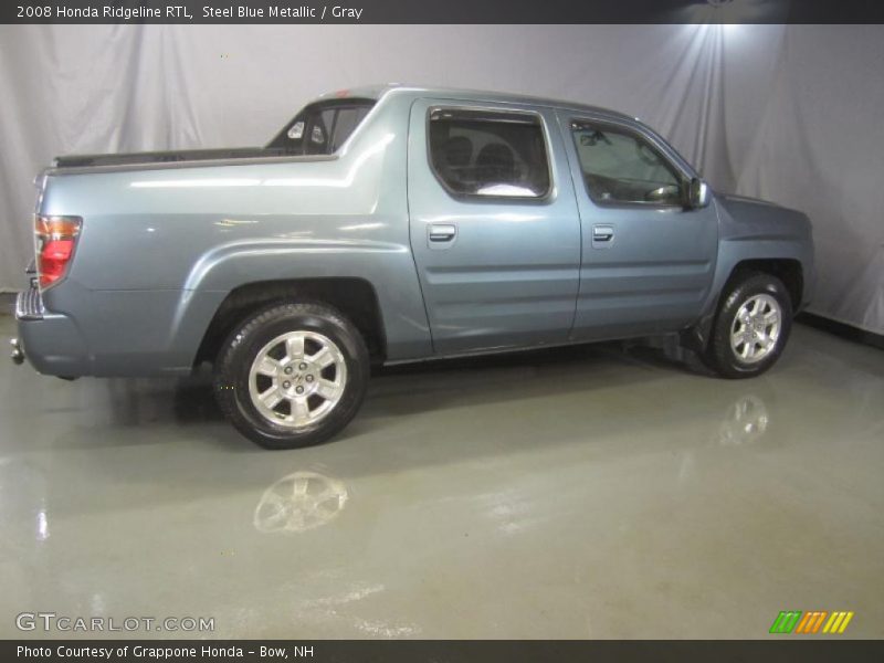 Steel Blue Metallic / Gray 2008 Honda Ridgeline RTL