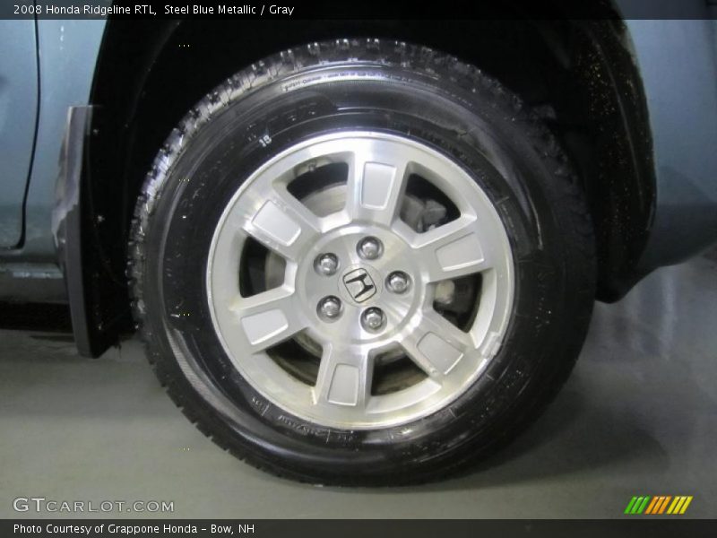 Steel Blue Metallic / Gray 2008 Honda Ridgeline RTL
