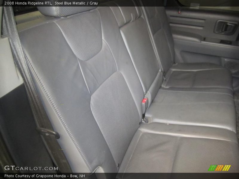 Steel Blue Metallic / Gray 2008 Honda Ridgeline RTL