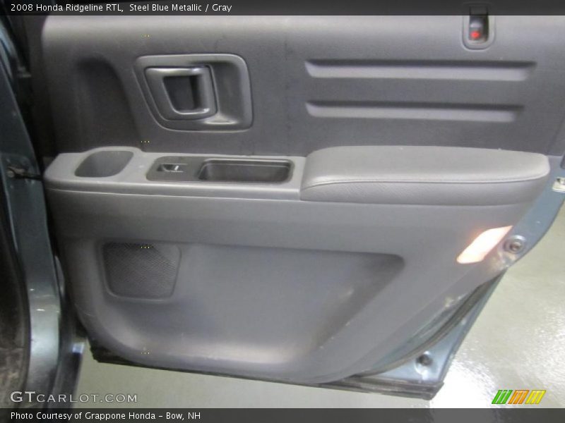 Steel Blue Metallic / Gray 2008 Honda Ridgeline RTL